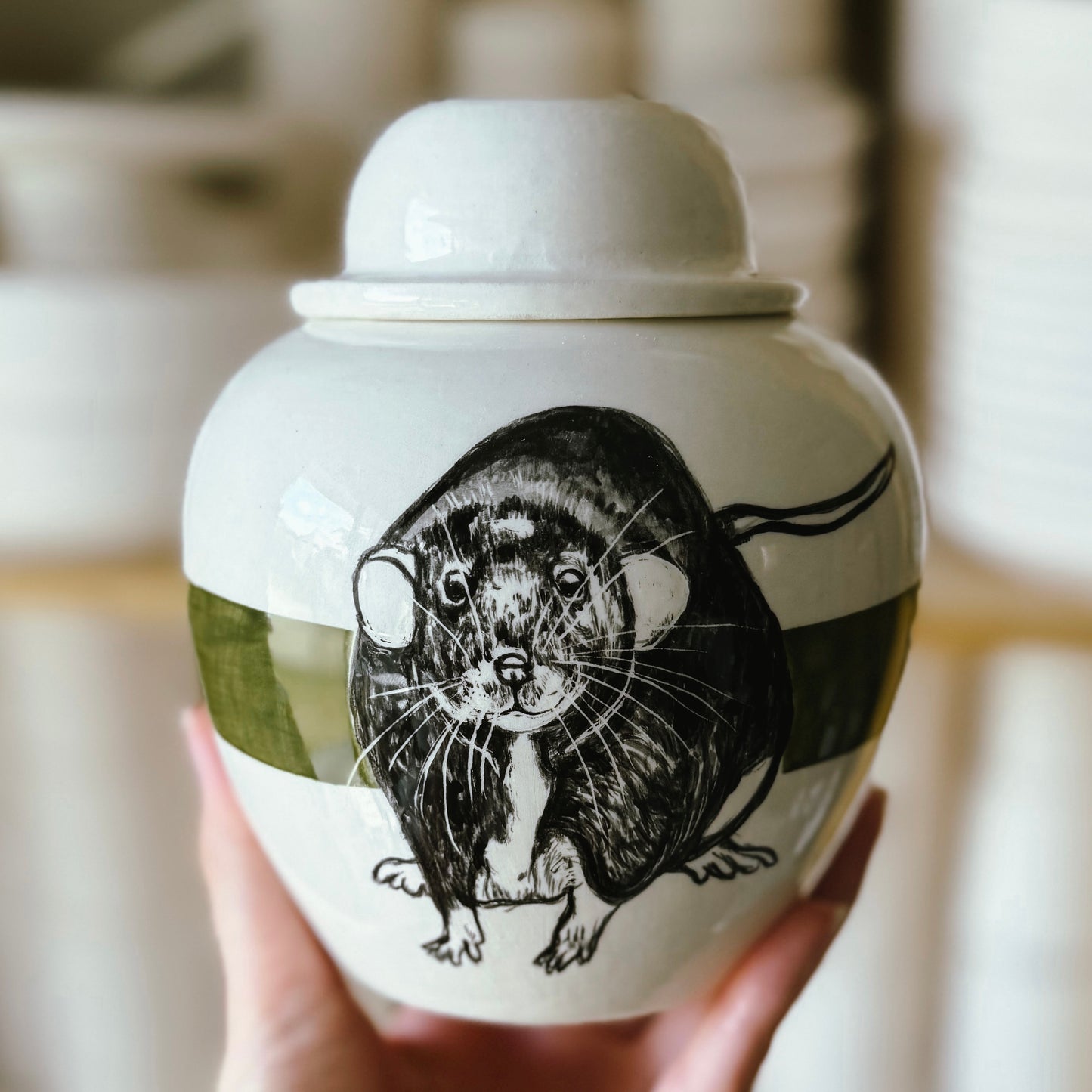 Pet Portrait Urn