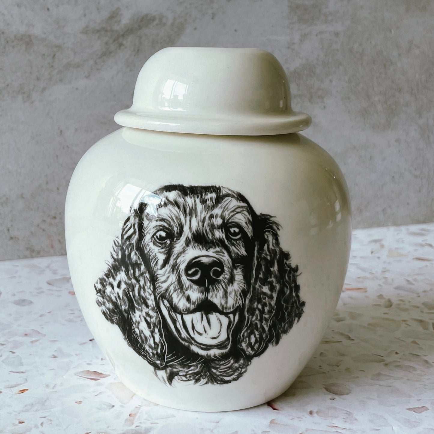 Pet Portrait Urn