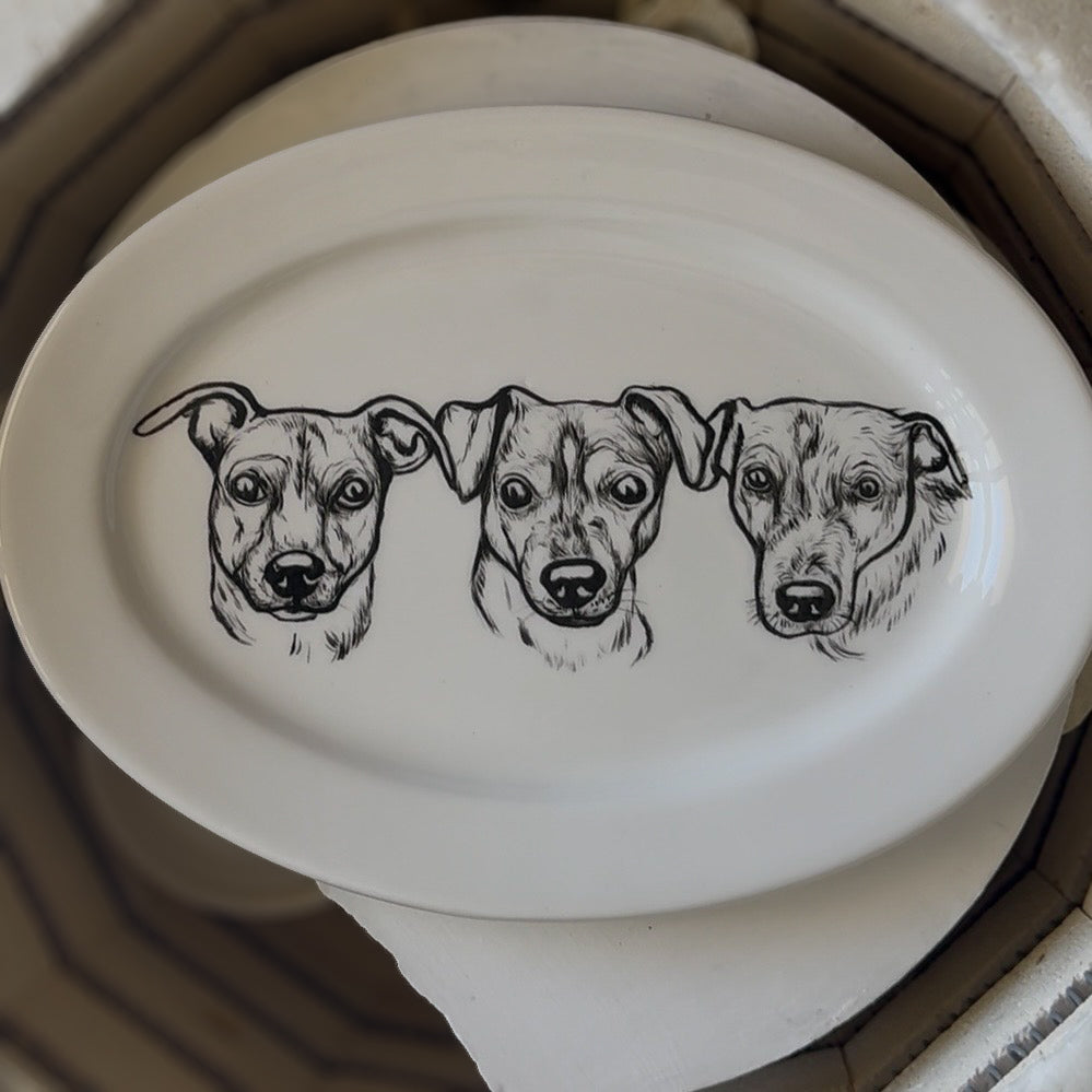 Pet Portrait Platter