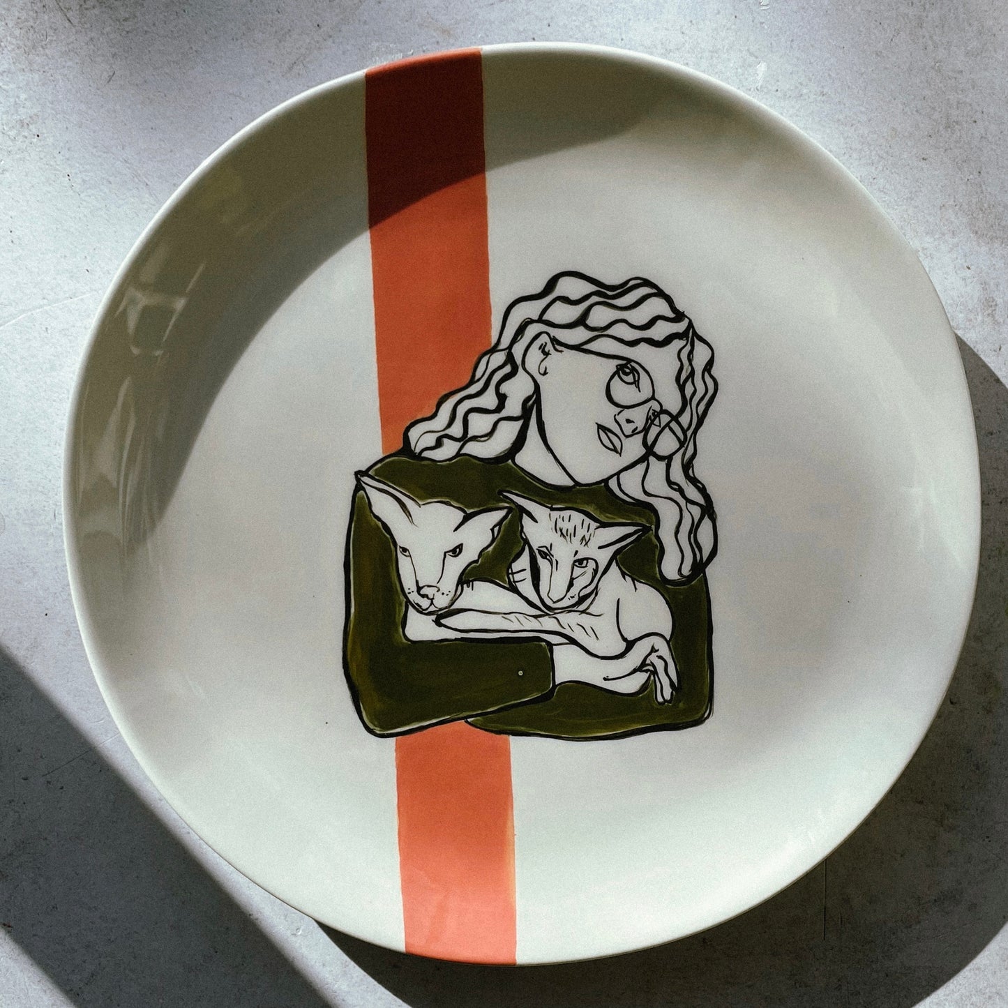 Pet Portrait plate
