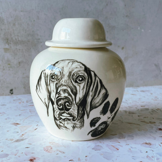 Pet Portrait Urn