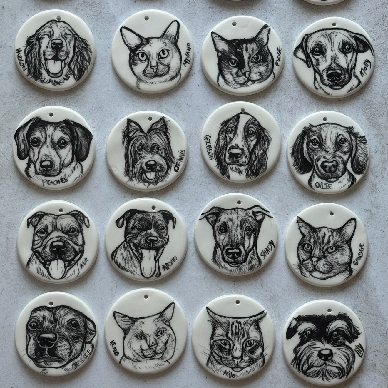 Christmas tree ornaments