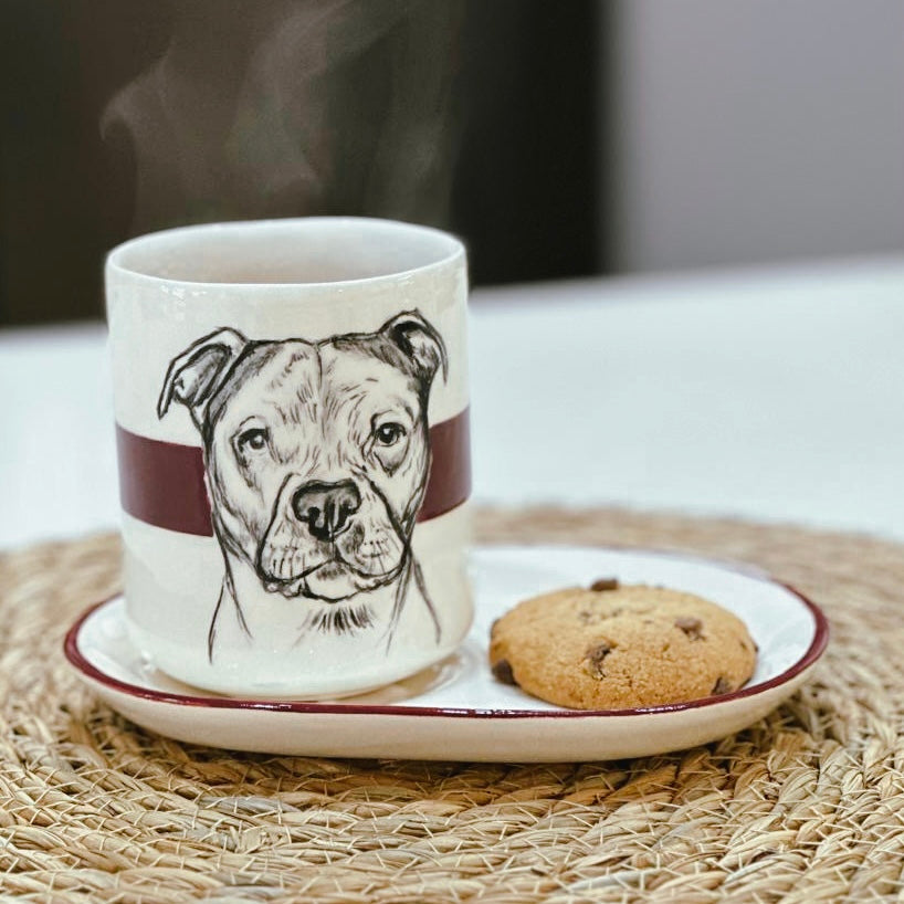 Pet Portrait Mug Set