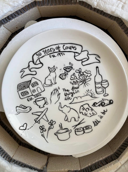 Doodle plate