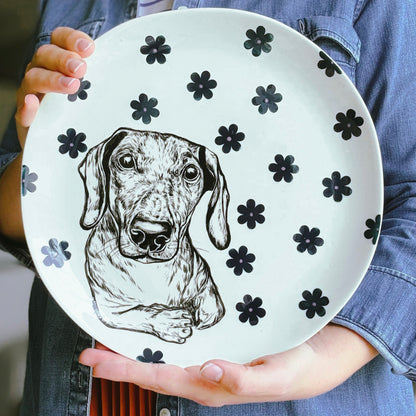 Pet Portrait plate