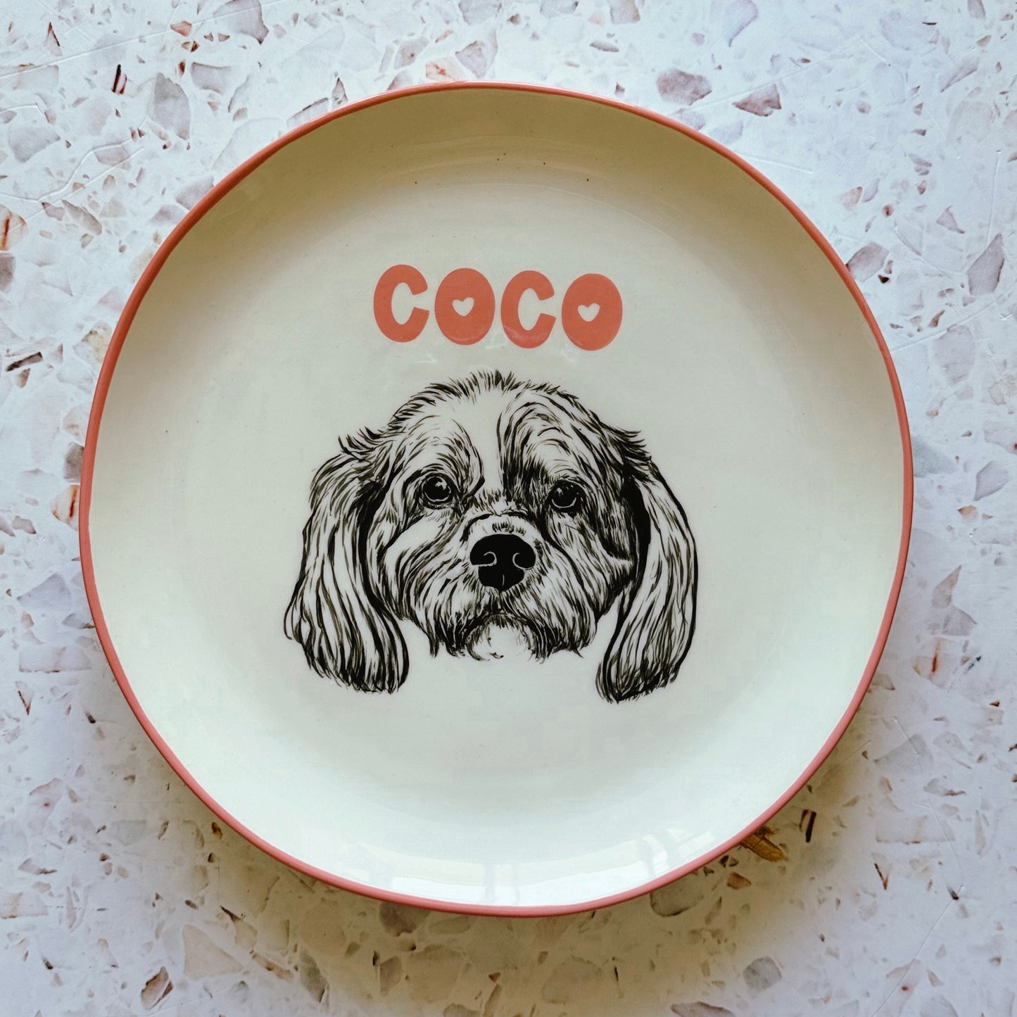 Pet Portrait plate