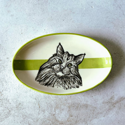 Cat Portrait Dish