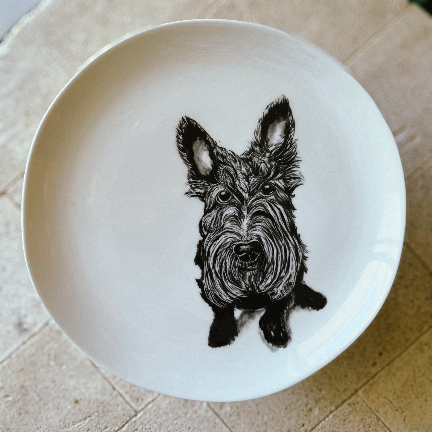 Pet Portrait plate
