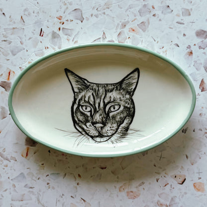 Cat Portrait Dish