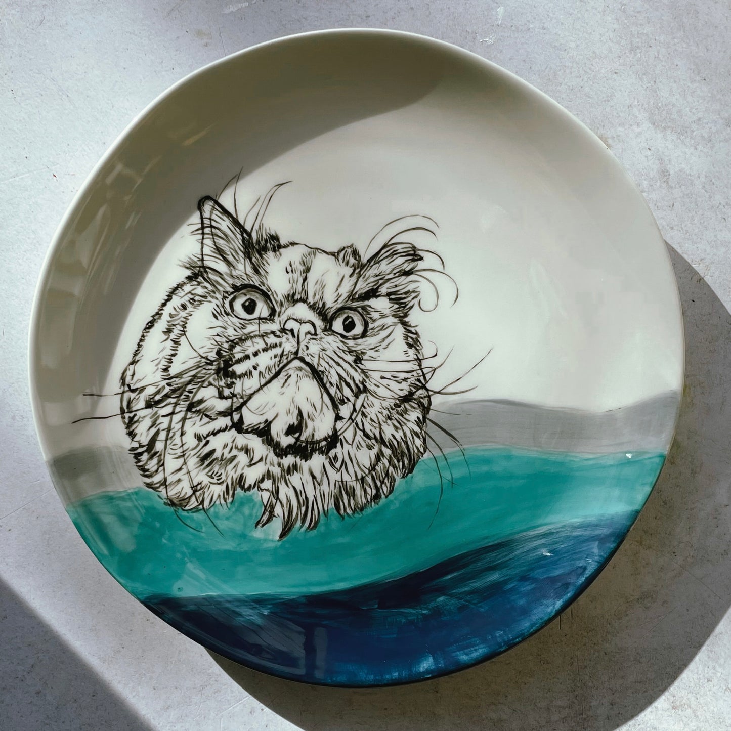 Pet Portrait plate