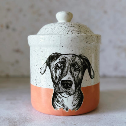 Large Pet Treat Jar