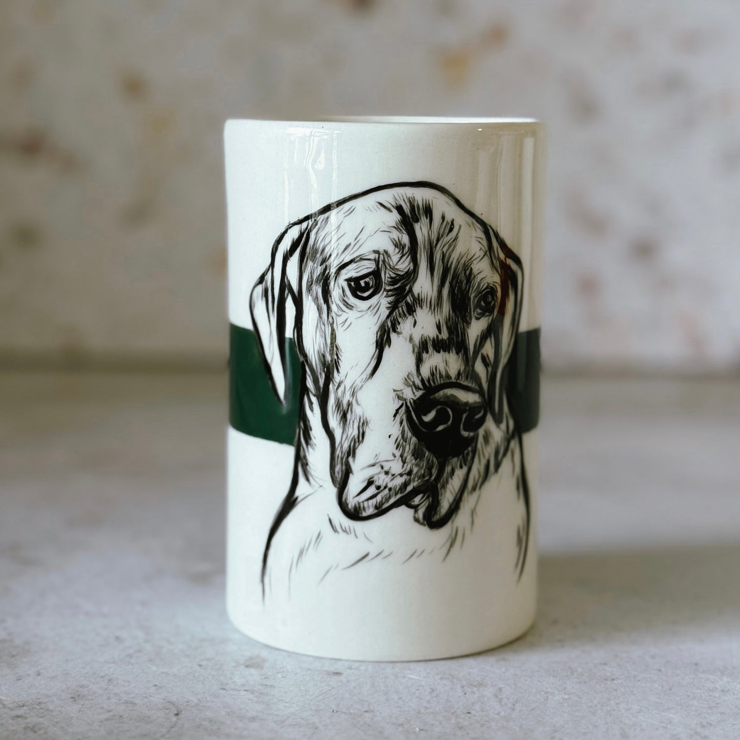 Pet Portrait Pencil Holder