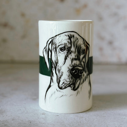 Pet Portrait Pencil Holder