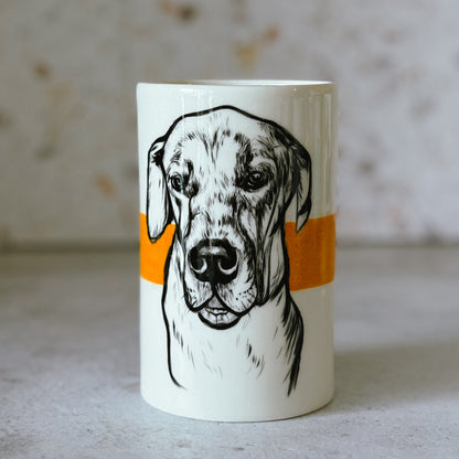 Pet Portrait Pencil Holder