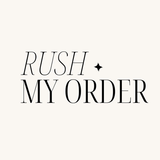 Rush my order