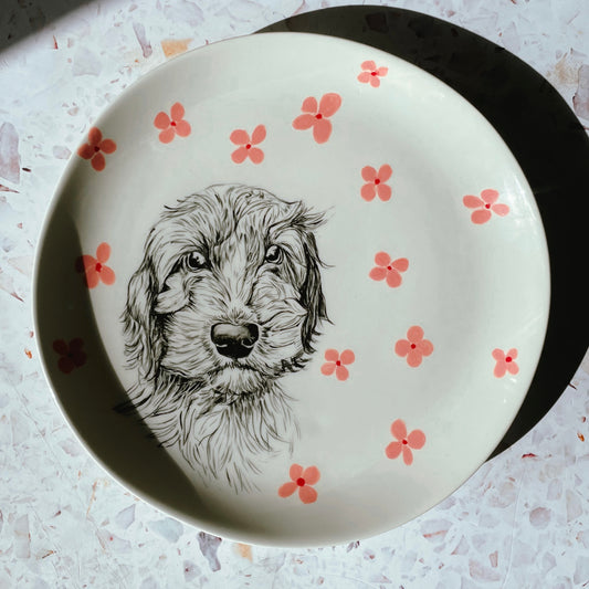 Pet Portrait plate