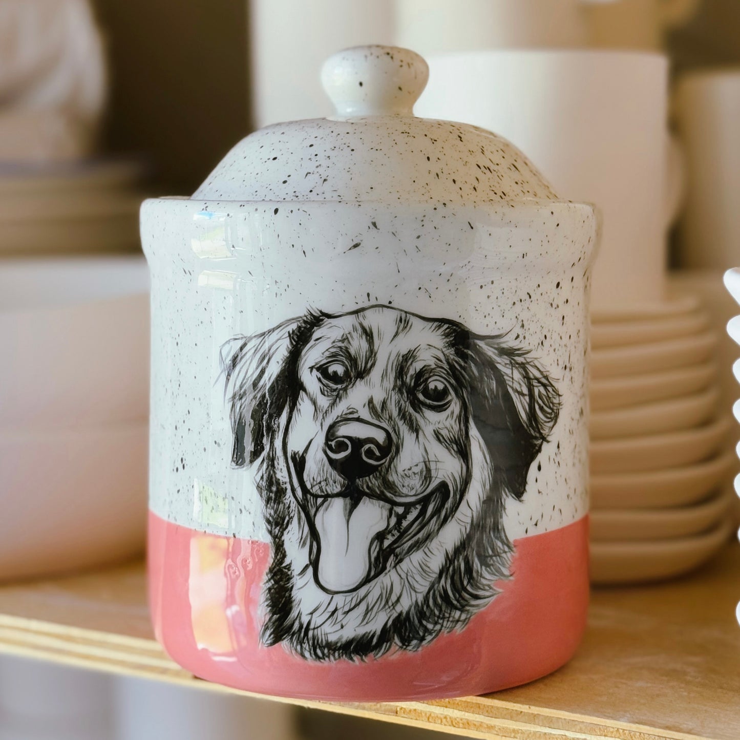 Large Pet Treat Jar