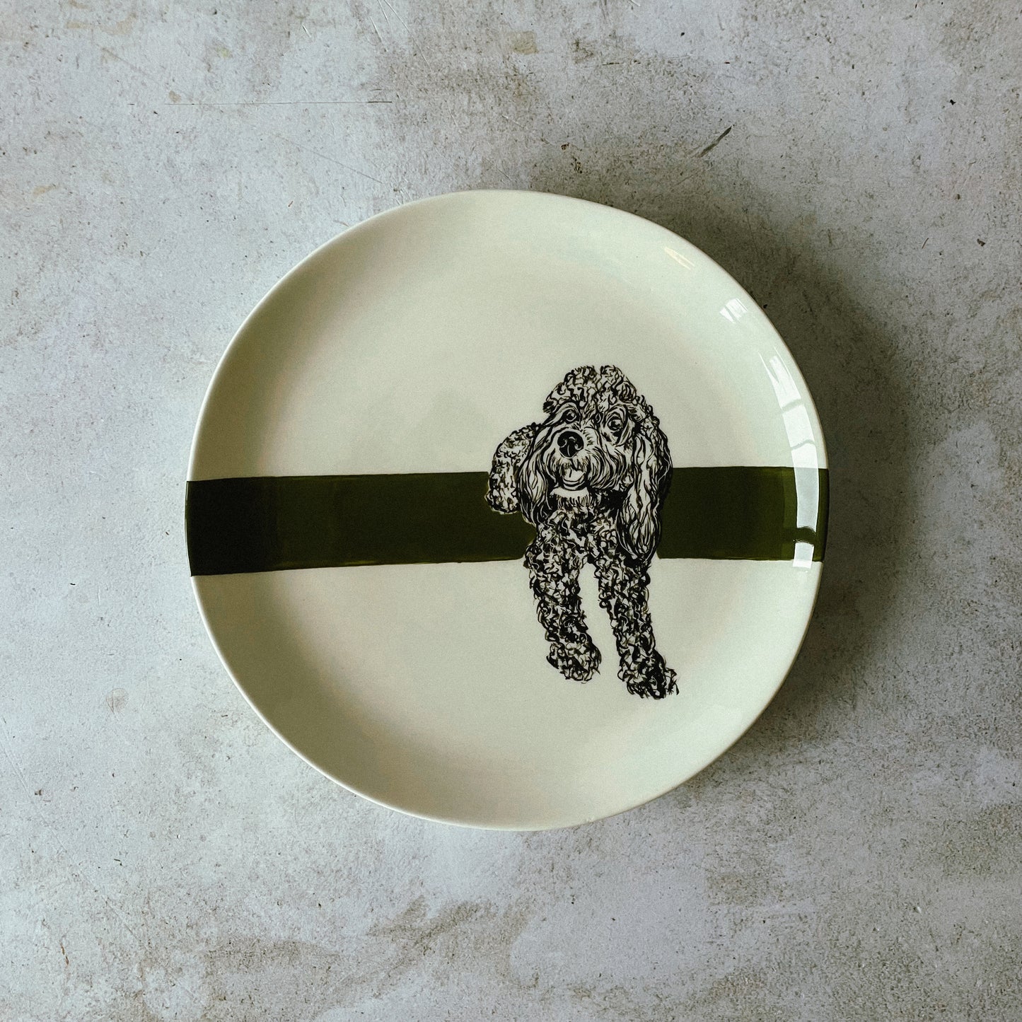 Pet Portrait plate