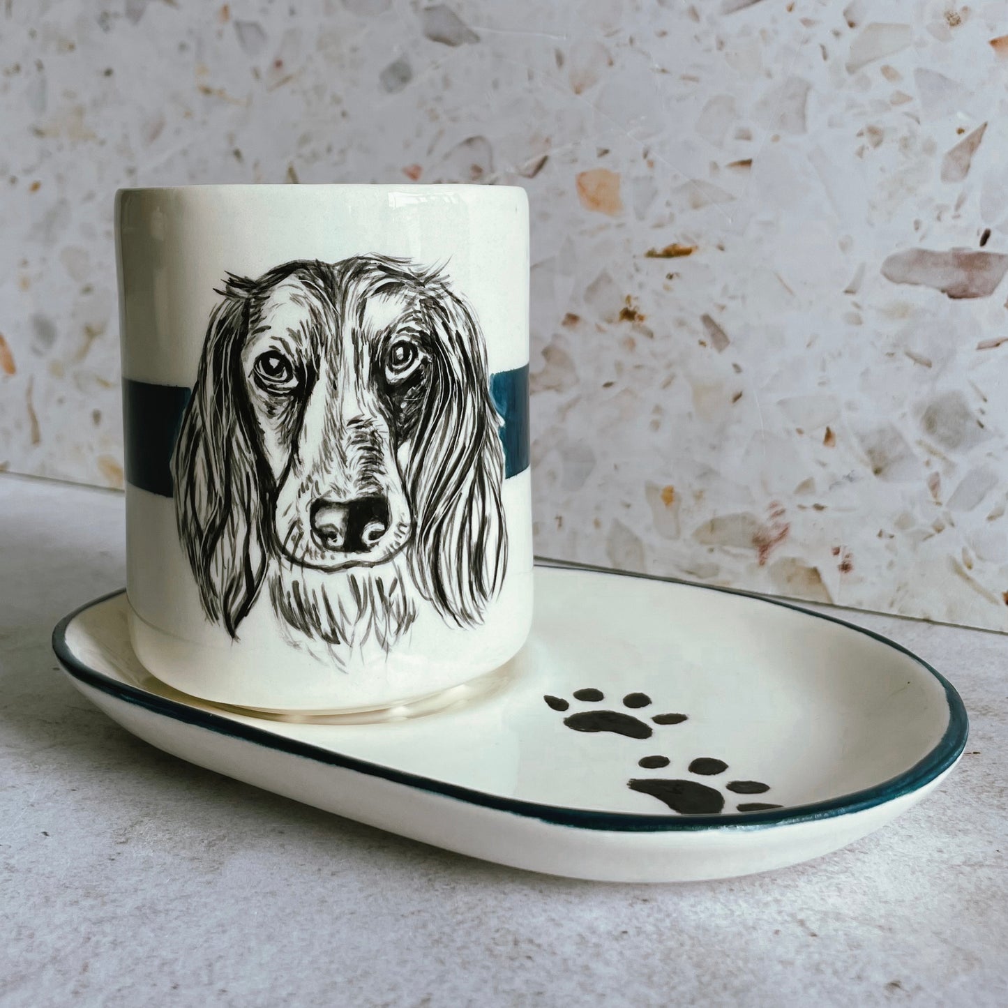Pet Portrait Mug Set