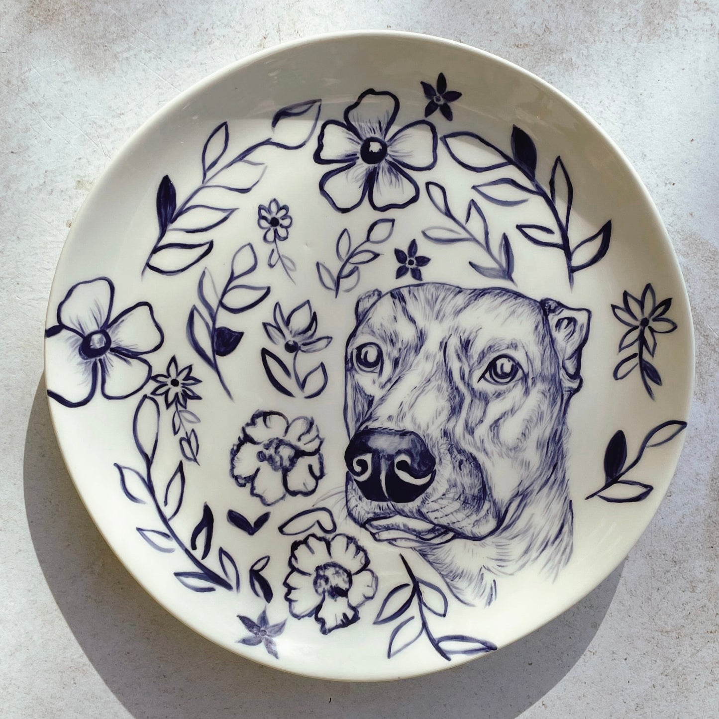 Pet Portrait plate