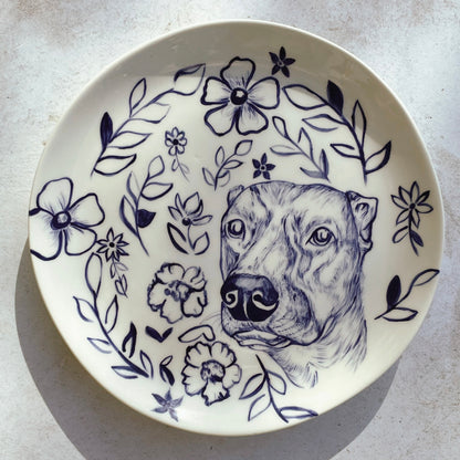 Pet Portrait plate