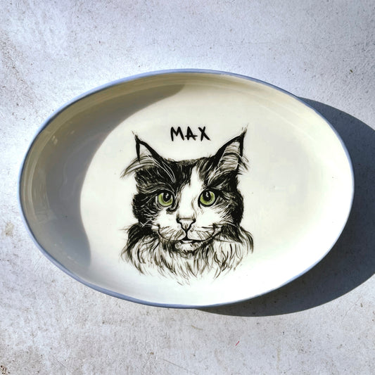 Cat Portrait Dish